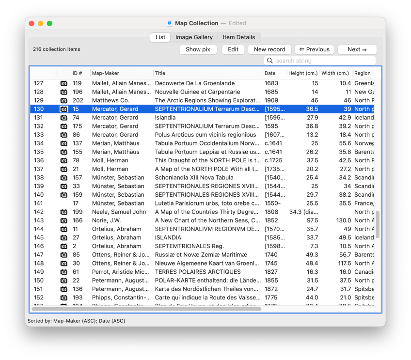 List Tab