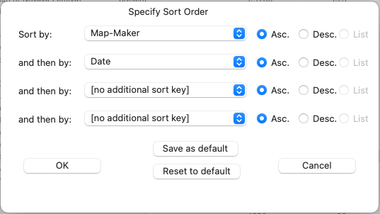 Sort Panel